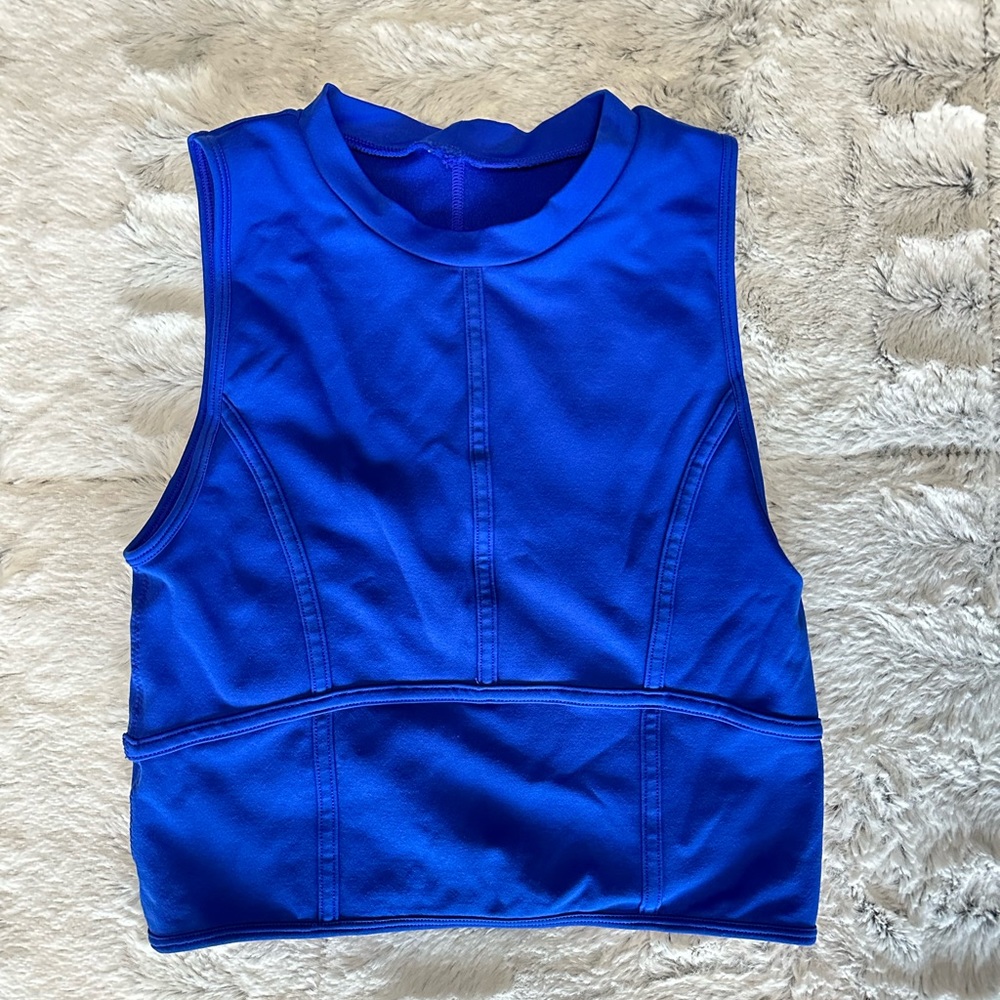 Garage Tank Top; size small; in blue